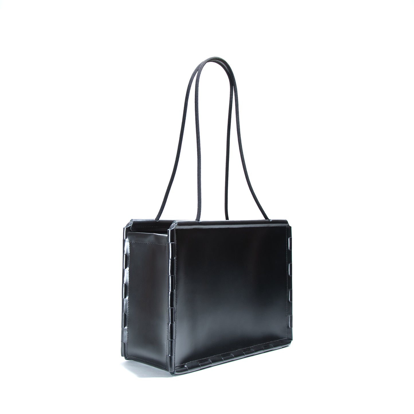 ANSA LEATHER TOTE BAG