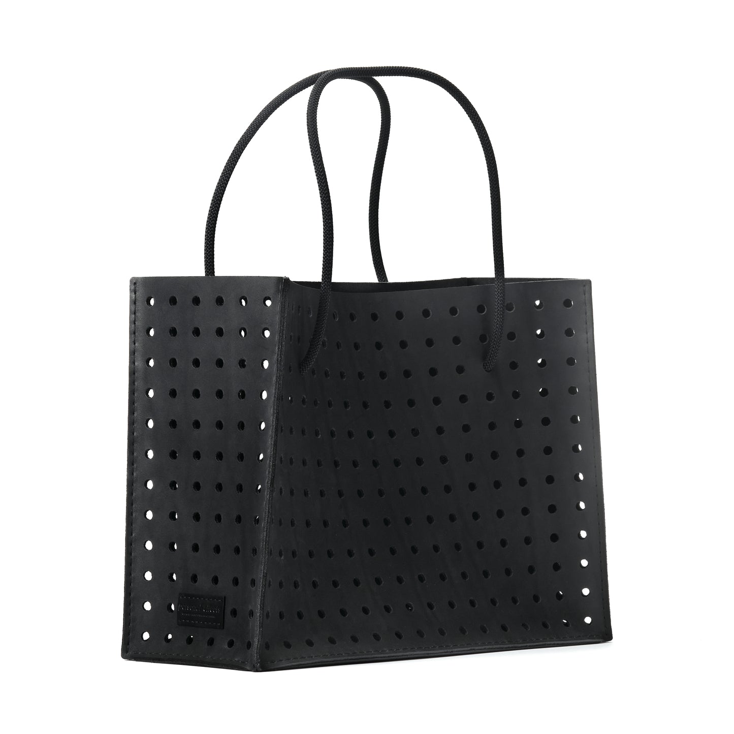 SQUARE PERFORATED TOTE