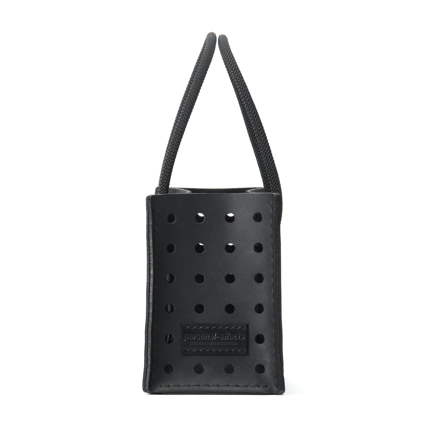 SQUARE PERFORATED MINI TOTE